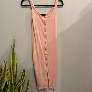 Lulus ribbed body on dress